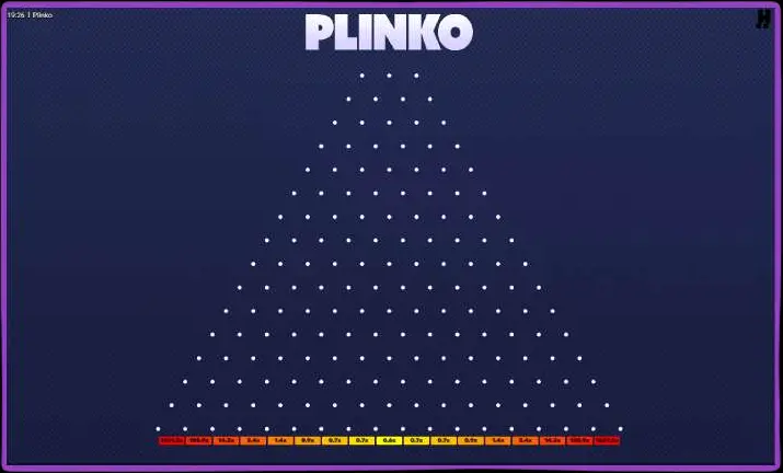 Aplikacja do gier Plinko na Androida, iOS i PC.